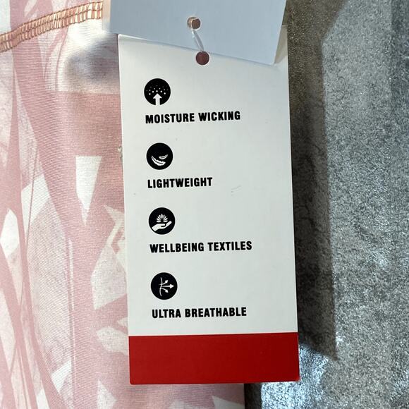 PRO-FIT Activewear Women's Pink Wave High-Rise Lightweight Pull-On Leggings SZ S - Picture 9 of 9